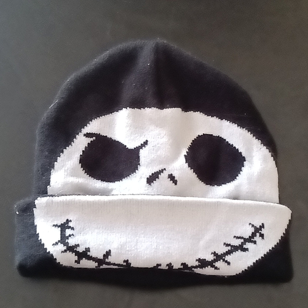 Jack Skellington Beanie with Eye Window